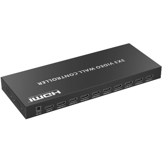 HDMI-VW-9-4K, Electronica Videowall HDMI, Videozid 3x3, Omogućuje 1:9, 4K rezolucija