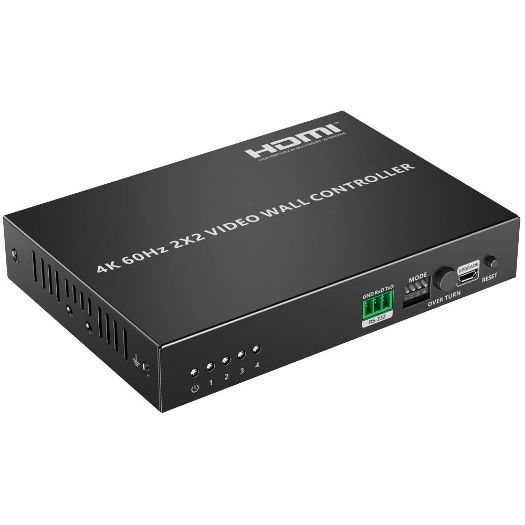 HDMI-VW-4-4K, Electronica Videowall HDMI, Videozid 2x2, Omogućuje 1:4, 4K rezolucija