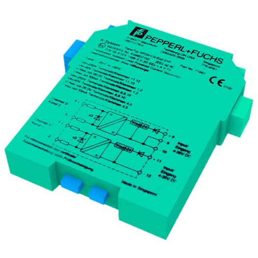 KFD0-CS-EX2.51P, Hochiki izolirana barijera, Trenutni ulaz/izlaz od 0 mA do 40 mA