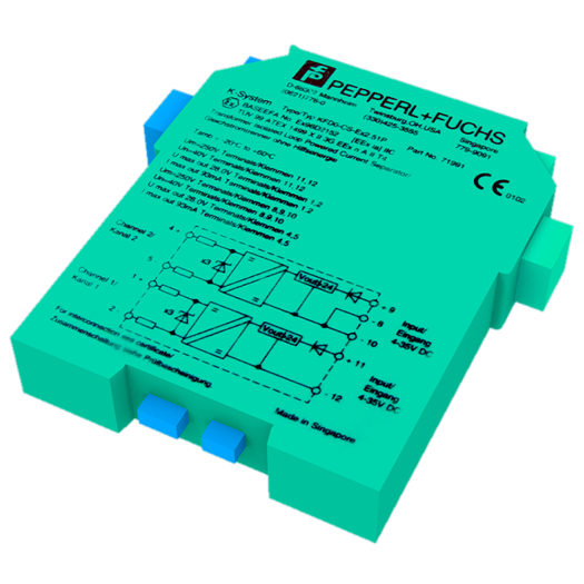 KFD0-CS-EX2.51P, Hochiki izolirana barijera, strujni ulaz/izlaz od 0 mA do 40 mA 