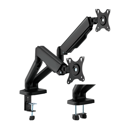 LDT46-C024E, podrška za dva monitora, montaža na stol, maksimalno opterećenje 9 kg po ruci 
