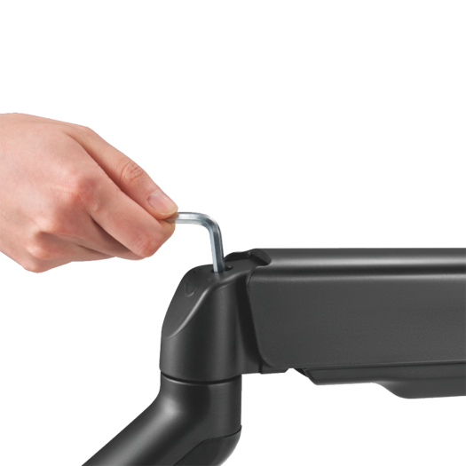 LDT46-C024E, podrška za dva monitora, montaža na stol, maksimalno opterećenje 9 kg po ruci 