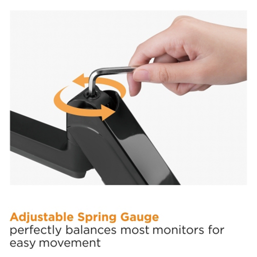 LDT48-C012, monitor ruka, montaža na stol, maksimalno opterećenje 9 kg, nagib 