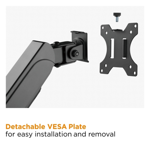 LDT48-C012, monitor ruka, montaža na stol, maksimalno opterećenje 9 kg, nagib 