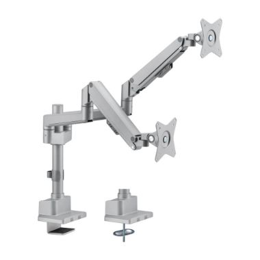 LDT62-C024P-GREY, Podrška za dva monitora, Instalacija na stolu, Maksimalno opterećenje 9 Kg/krak