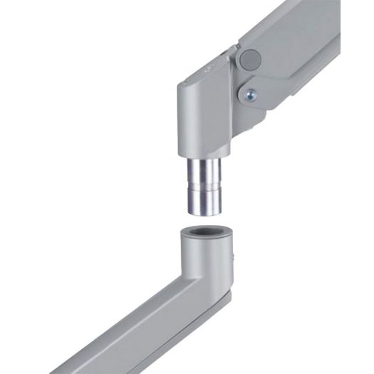 LDT62-C024P-GREY, Podrška za dva monitora, Instalacija na stolu, Maksimalno opterećenje 9 Kg/krak