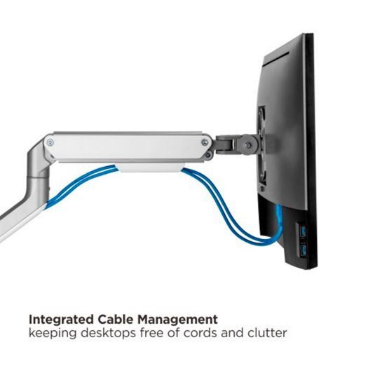 LDT63-C012-SILVER, Ruka za monitor, Instalacija na stolu, Podržana težina 9 kg