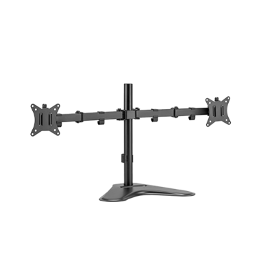 LDT66-T024, stalak za dvostruki monitor, montaža na stol, maksimalno opterećenje 9 kg 