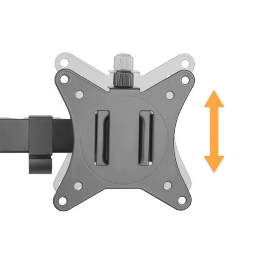 LDT66-T024, Stalak za dvostruki monitor, Instalacija na stolu, Maksimalno opterećenje 9 kg