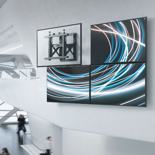 LVW13-46T, Podrška za videozid, Podržana težina 70 kg, VESA 600x400, Udaljenost od zida 120~325 mm