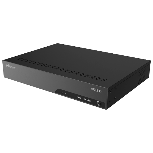 MS-N7032-UPH, Milesight 4K PoE NVR serija 7000, maksimalna rezolucija 4K | 32 kanala / 24 PoE priključka 