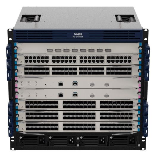 RG-CS88-08, Modularno kućište prekidača Ruijie L3, 6 utora za proširenje (ukupna veličina 10U))