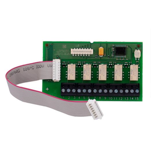 RIM35, Modul relejnog sučelja za ASD 535, Pet konfigurirajućih releja, Modularna montaža u ASD utore 535