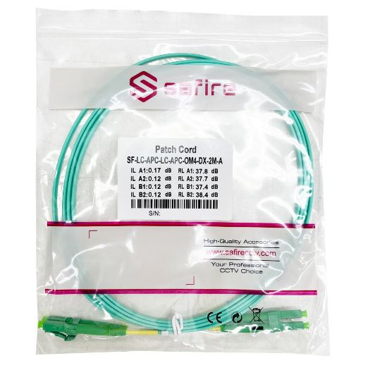 SF-LC-APC-LC-APC-OM4-DX-2M-A, Optički kabel za spajanje, Višemodno vlakno OM4