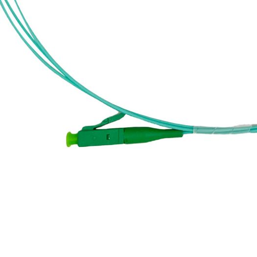 SF-LC-APC-OM4-0015M-D09-A, Optički pigtail, Višemodno vlakno OM4, LC APC simpleks konektor