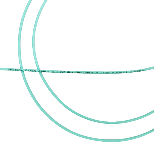 SF-LC-APC-OM4-0015M-D20-A, optičko vlakno pigtail, multimode vlakno OM4, LC APC simplex konektor 