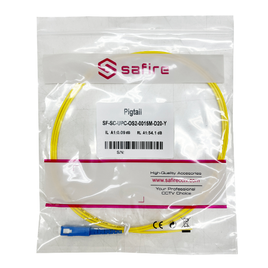 SF-SC-UPC-OS2-0015M-D20-Y, optički pigtail, jednomodni OS2 