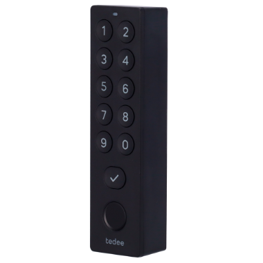 TEDEE-KEYPADPRO, dodatak za tipkovnicu, Bluetooth komunikacija, otvaranje i zatvaranje PIN-om ili otiskom prsta 