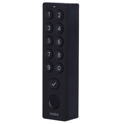 TEDEE-KEYPADPRO, dodatak za tipkovnicu, Bluetooth komunikacija, otvaranje i zatvaranje PIN-om ili otiskom prsta 