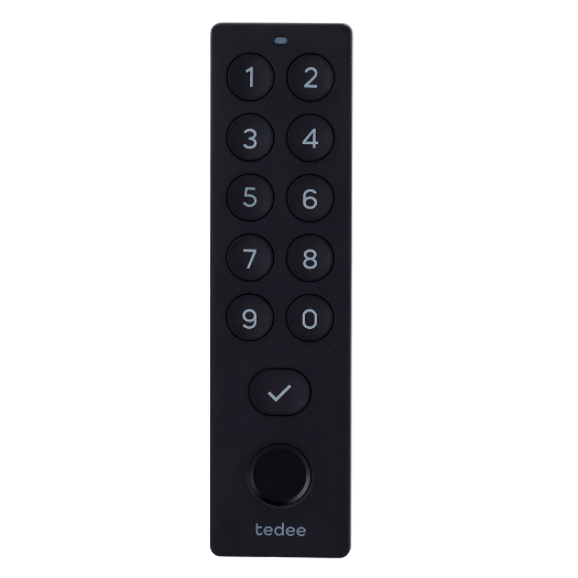 TEDEE-KEYPADPRO, dodatak za tipkovnicu, Bluetooth komunikacija, otvaranje i zatvaranje PIN-om ili otiskom prsta 