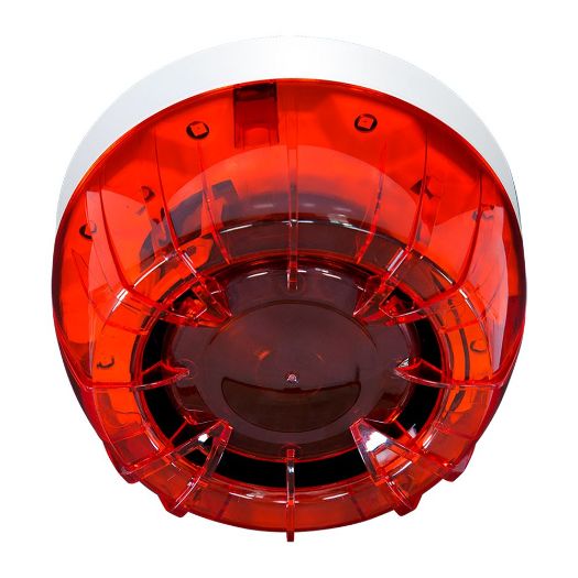 TF-TF5TFIS01, Nadzirana adresabilna sirena, Boja: Crvena, programabilni optički signal