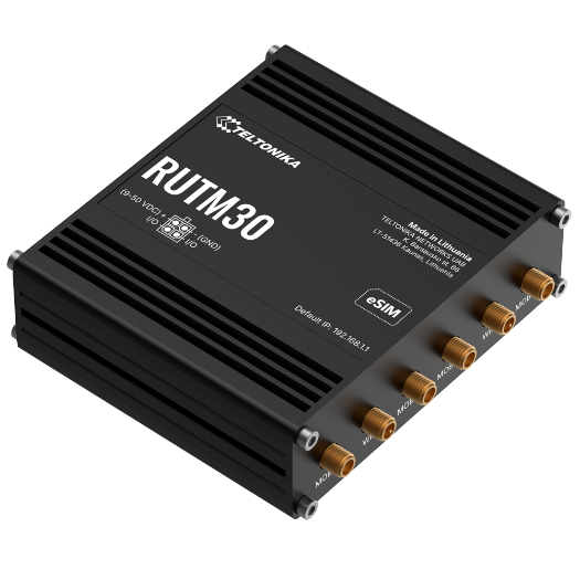 TK-RUTM30, Teltonika Router 5G industrijski, 5G Sub, 6 GHz SA/NSA, Dual SIM  