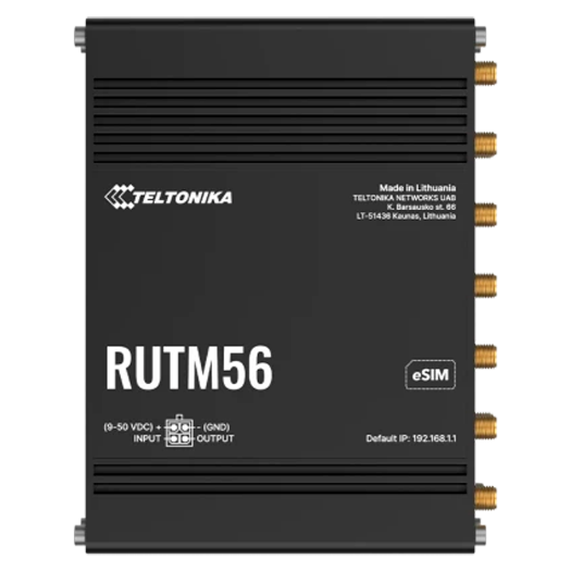 TK-RUTM56, Teltonika Industrialni ruter 5G, dvostruki modem (1x 5G modem, 1x 4G modem) 