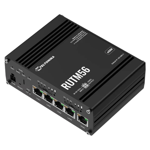 TK-RUTM56, Teltonika Industrialni ruter 5G, dvostruki modem (1x 5G modem, 1x 4G modem) 