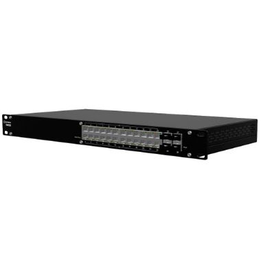TK-SWM282, Teltonika prekidač PoE Sloj 3, 24 gigabitnih+ PoE portova 4 gigabitna SFP porta