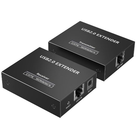 USB-EXT-4-20, USB LAN Extender 2.0, 1 USB ulaz, 4 USB izlaza, Maksimalna duljina veze 150m