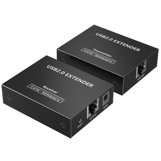 USB-EXT-4-20, USB produživač 2.0 LAN, 1 USB ulaz, 4 USB izlaza, maksimalna duljina veze 150 m 