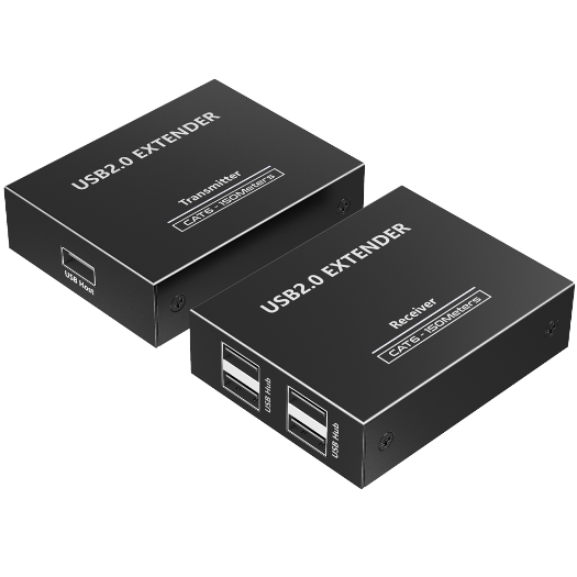 USB-EXT-4-20, USB produživač 2.0 LAN, 1 USB ulaz, 4 USB izlaza, maksimalna duljina veze 150 m 