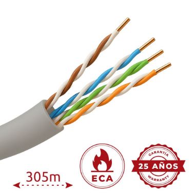 UTP5E-305-PVC-Eca, Safire UTP kabel, Kategorija 5E, Rola od 305 metara | Promjer 5 mm