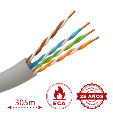 UTP5E-305-PVC-Eca, Safire UTP kabel, Kategorija 5E, kolut od 305 metara | Promjer 5 mm 