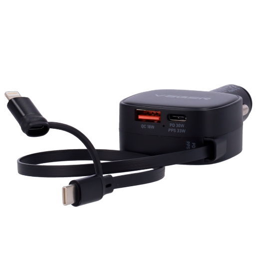 VG-CC89, VEGER, punjač za automobil, snaga 84 W, brzo punjenje PD 30 W, QC 18 W, PPS 33 W 