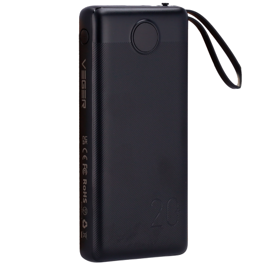 VG-W2059, Veger Power Bank, kapacitet 20000 mAh, USB, C ulazi i USB