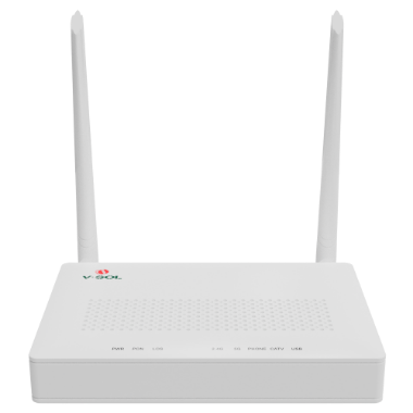 VSOL-HG325ACT-A, V, SOL ruter ONT Wi-Fi 5, 1× PON, 4× LAN RJ45 GE, 1× RJ11, 1× CATV 