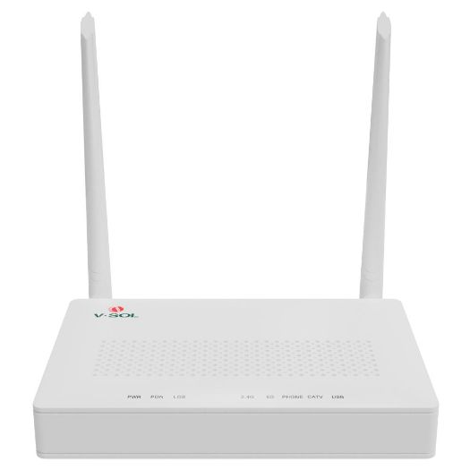 VSOL-HG325ACT-A, U, SOL Router ONT Wi, Budi 5, 1X PON 4x LAN RJ45 GE 1x RJ11 1x CATV