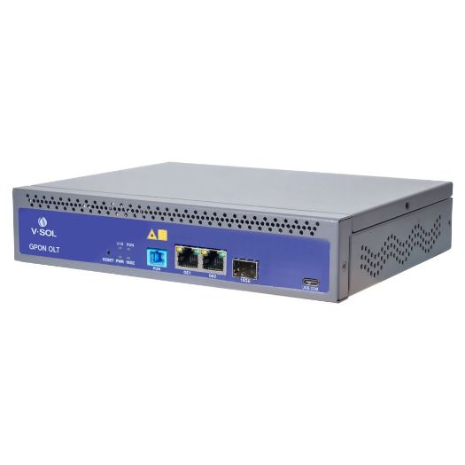 VSOL-V1600GS-F, U, SOL Single Pon Gpon OLT, 2 porta RJ45 10/100/1000 Mbps + 1 1/10Gigabitni SFP+ Port