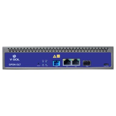 VSOL-V1600GS-F, U, SOL Single Pon Gpon OLT, 2 porta RJ45 10/100/1000 Mbps + 1 1/10Gigabitni SFP+ Port