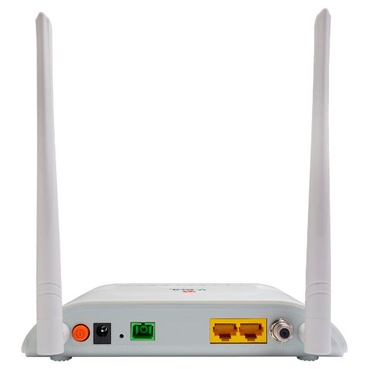 VSOL-V2802GWT, U, SOL Router ONT Wi, Be 4 CATV, 1X PON 1x LAN RJ45 FE 1x LAN RJ45 GE 1x CATV