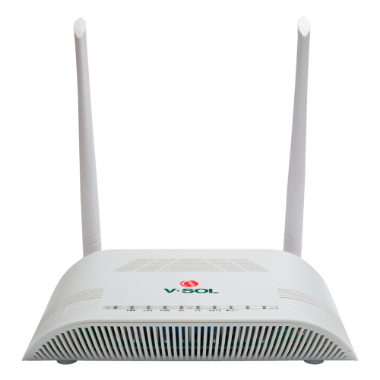 VSOL-V2802GWT, V, SOL ruter ONT Wi-Fi 4 CATV, 1× PON, 1× LAN RJ45 FE, 1× LAN RJ45 GE, 1× CATV 