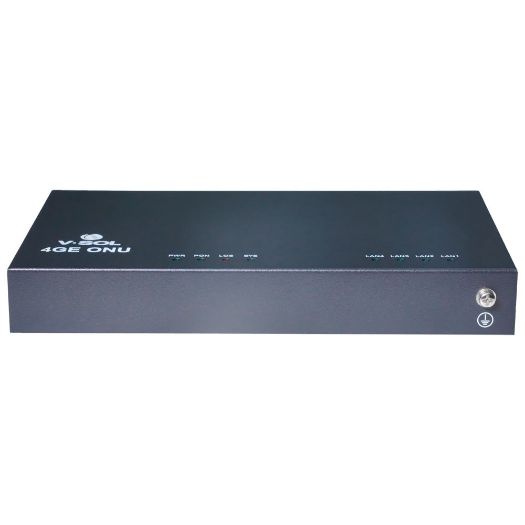 VSOL-V2804-4GL-PSE, U, SUNCE, 1*XPON+4GE(PoE+) ONU, 4x RJ45 10/100/1000Mbps PoE+/PoE, IEEE 802.at/af