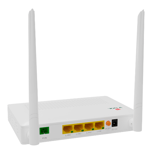 VSOL-V2804AC-A, V, SOL Router ONT Wi-Fi 5 AC1200, 1× PON, 4× LAN RJ45 10/100/1000 Mbps, 1× USB 3.0 