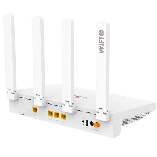 VSOL-V2804AX30-A, U, SOL Router ONT Wi, Žica 6 AX3000, 1X PON 4x LAN RJ45 10/100/1000Mbps 1x USB3.0