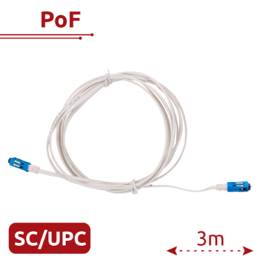 VSOL-VPOF-SC-UPC-3M, V, SOL, PoF kabel, omogućuje injekciju podataka i napajanje vlakna 