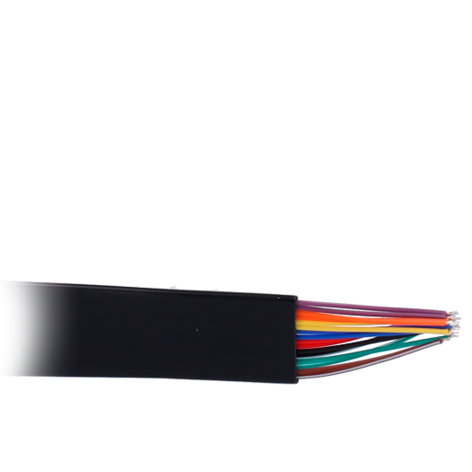 VW-OBD-SLIM, OBD2 muški kabel, 16 pinova, duljina 30 cm, niskoprofilni, za zavarivanje 