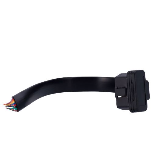 VW-OBD-SLIM, Kabel OBD2 Muški, 16 pinova, Duljina 30cm, Nizak profil, Za zavarivanje