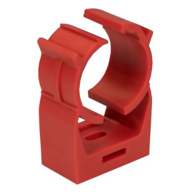 20XPC25-ABSRED, Stezaljka za cijevi 25 mm, paket od 20 jedinica, APSCRVENO