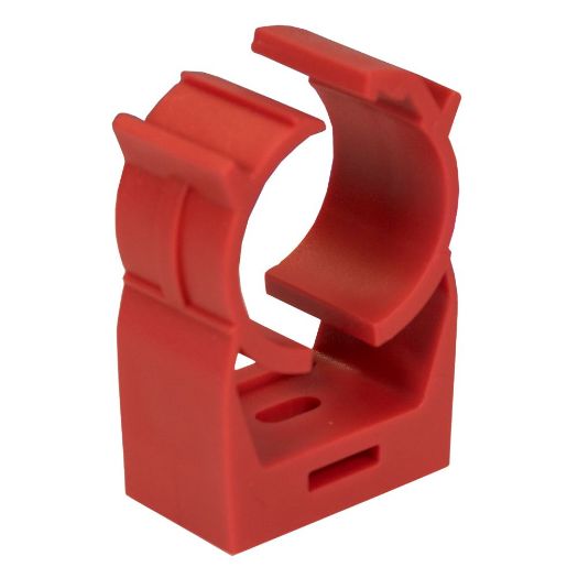 20XPC25-ABSRED, Stezaljka za cijevi 25 mm, paket od 20 jedinica, APSCRVENO